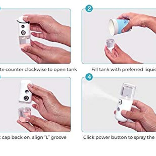 Nano Mist Sprayer Portable Disinfectant Mist Sanitizing Spray Mach...
