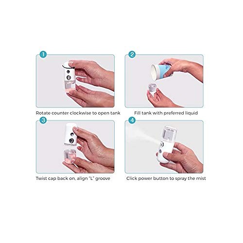 Nano Mist Sprayer Portable Disinfectant Mist Sanitizing Spray Mach...