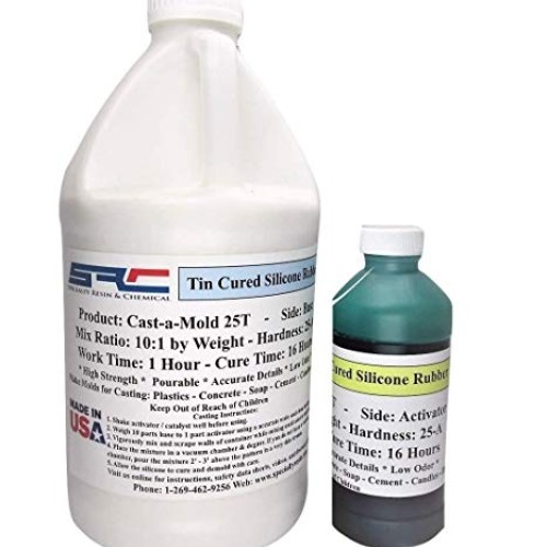 Cast-A-Mold 25T Rtv - Liquid Silicone Mold Making Rubber for Casti...