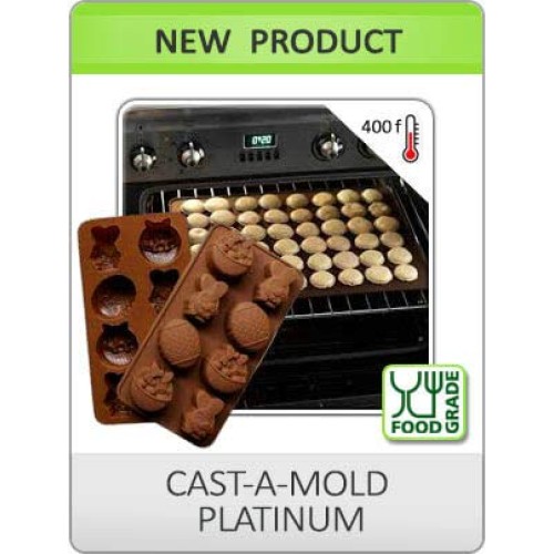 Cast-A-Mold Platinum - Food Grade Liquid Silicone Mold Making Rubb...