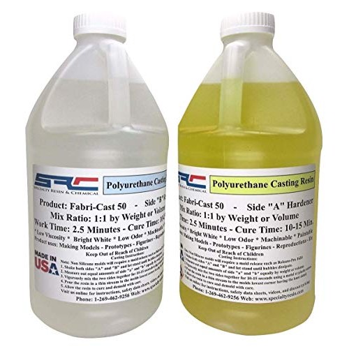 Fabri-Cast 50 Polyurethane Casting Resin for Casting Models - 1 Ga...