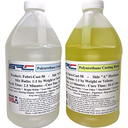 Fabri-Cast 50 Polyurethane Casting Resin for Casting Models - 1 Ga...