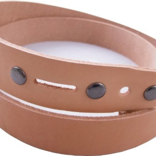 Springfield Leather Company Vegetable Tan Cowhide Leather Belt Bla...