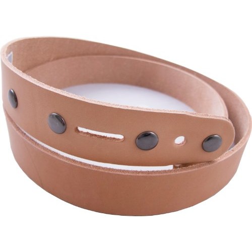Springfield Leather Company Vegetable Tan Cowhide Leather Belt Bla...