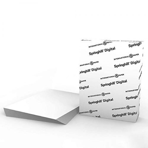 Springhill White 8.5” x 11” Cardstock Paper, 67lb Vellum Bristol, ...