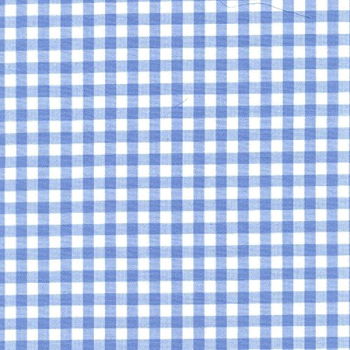 Gingham 1/4 Checkered Poly Cotton Fabric Prints - 59/60 Wide - So...