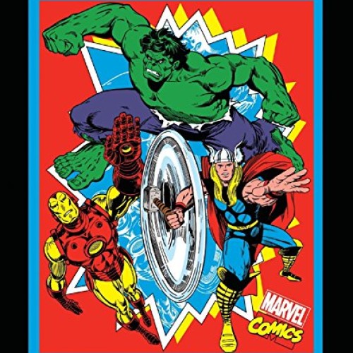 Marvel Retro Comics Panel 100% Cotton Fabric by The Panel