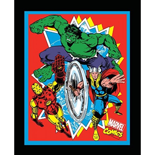 Marvel Retro Comics Panel 100% Cotton Fabric by The Panel