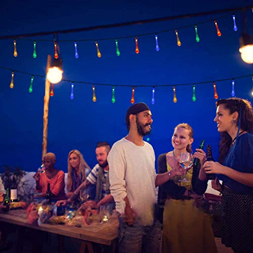Skeleton Skull String Lights, 8 Modes 30 LED Decorations Lights Ba...