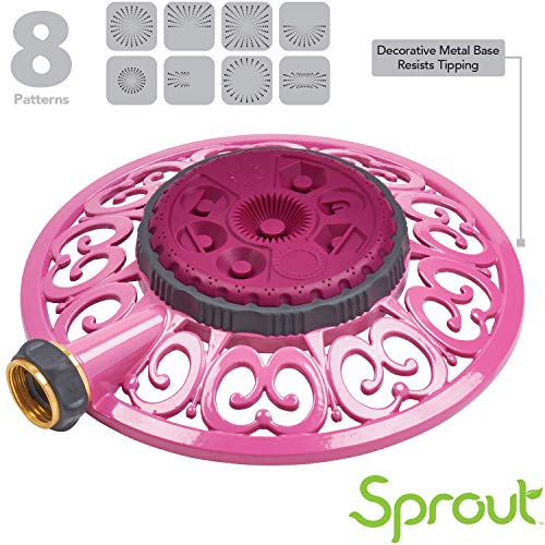 Sprout 65100-AMZ Metal 8-Pattern Sprinkler and QuickConnect Produc...