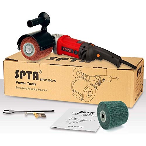 SPTA 1200W 110V Burnishing Polishing Machine with 2Pc Non-Woven Bu...