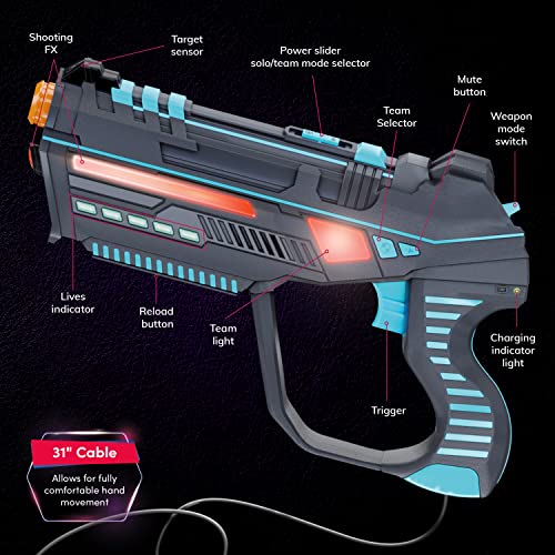 Rechargeable Laser Tag for Kids, Teens & Adults - Guns & Vest Sens...