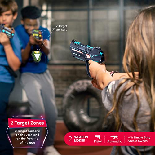 Rechargeable Laser Tag for Kids, Teens & Adults - Guns & Vest Sens...