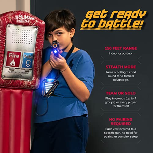 Rechargeable Laser Tag for Kids, Teens & Adults - Guns & Vest Sens...