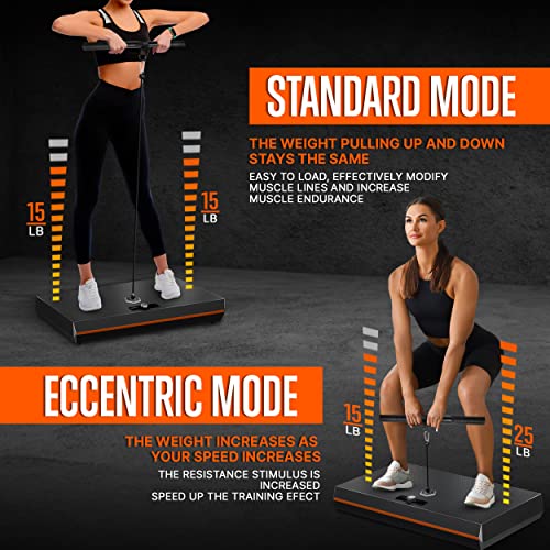 SQUATZ Pluto Fitness Board - Multifunctional Workout Device with S...