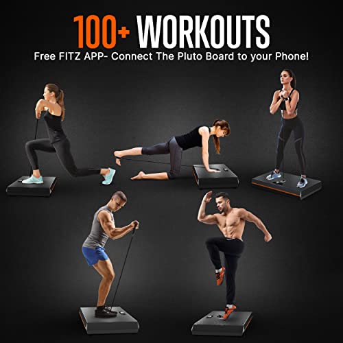 SQUATZ Pluto Fitness Board - Multifunctional Workout Device with S...