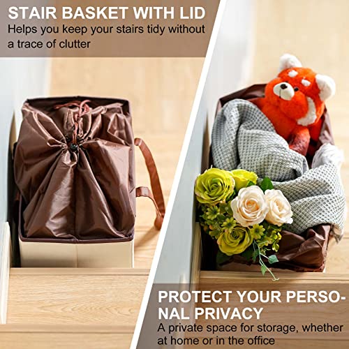 SquidPop stair basket - for Carpeted Stairs and Wooden Stairs Cott...