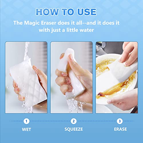 Magic Eraser Sponge, squish 18 Pack Magic Cleaning Pads for Walls ...