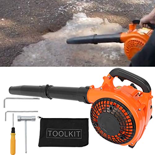 26CC Gas Powered Leaf Blower,2-Stroke Hand Held Leaf Blower,195 Mp...