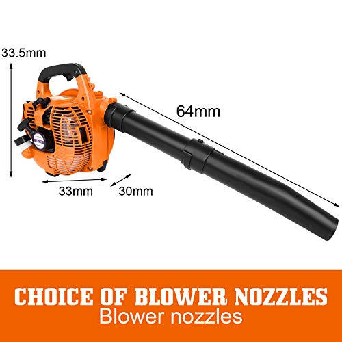 Leaf Blower, 2-Stroke Hand Held Leaf Blower,26CC Gas Powered Leaf ...