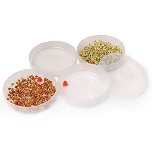SS Ecom Plastic 4-Tiered Seed Sprouter, Plastic Container Tray Spr...