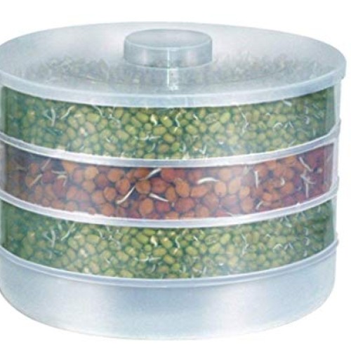 SS Ecom Plastic 4-Tiered Seed Sprouter, Plastic Container Tray Spr...