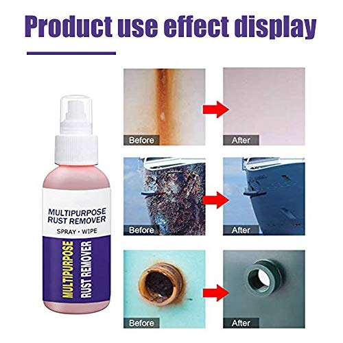 2 Pcs Anti Rust Lubricant for Metal，Multi Purpose Rust Stain Remo...