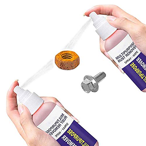 2 Pcs Anti Rust Lubricant for Metal，Multi Purpose Rust Stain Remo...
