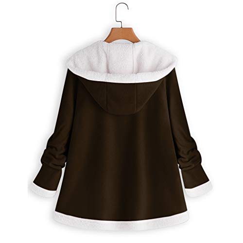 Womens Winter Warm Hooded Coat Fashion Outdoor Zip Up Long Sleeve...