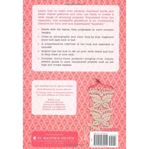 Macrame Pattern Book: Includes Over 70 Knots and Small Repeat Patt...