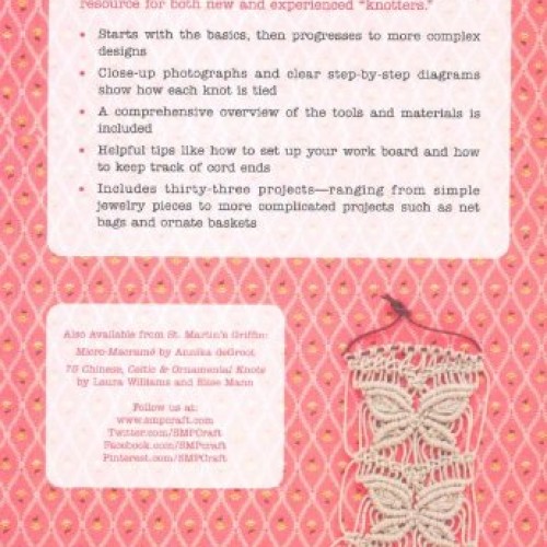 Macrame Pattern Book: Includes Over 70 Knots and Small Repeat Patt...
