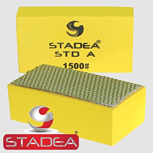diamond sanding blocks hand pads : Grit 200 Glass, Marble, Stone,...