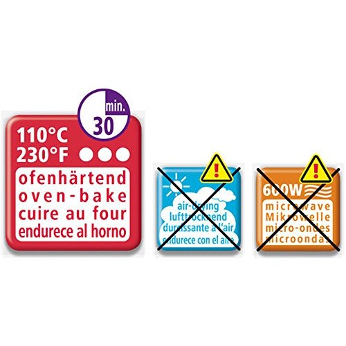 STAEDTLER FIMO Kids Extra Soft Polymer Clay - -Oven Bake Clay for ...