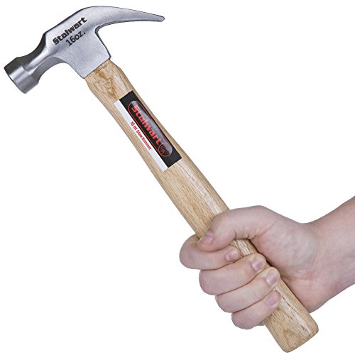 Stalwart 75-HT3000 16 oz Natural Hardwood Claw Hammer