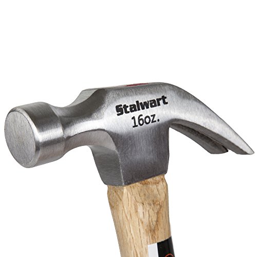 Stalwart 75-HT3000 16 oz Natural Hardwood Claw Hammer
