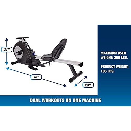 Stamina Conversion II Recumbent Bike/Rower