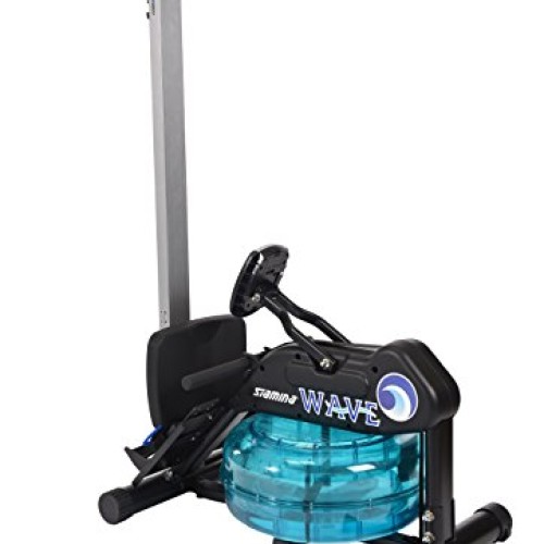 Stamina Elite Wave Water Rowing Machine Foldable Rower w/ Fitness ...