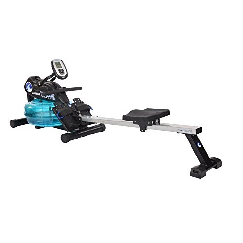 Stamina Elite Wave Water Rowing Machine Foldable Rower w/ Fitness ...