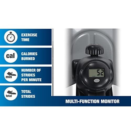 Stamina InMotion Compact Strider with Cords - Smart Workout App, N...