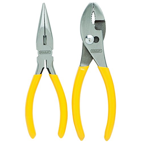 Stanley Hand Tools 84-212 2 Piece Slip Joint and Long Nose Plier Set