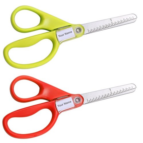 Stanley Guppy 5-Inch Blunt Tip Kids Scissors, Assorted Colors - Pa...
