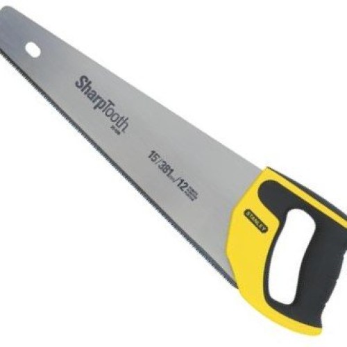 2 Pack Stanley 20-526 15 x 12 PPI SharpTooth Fine Finish Handsaw ...