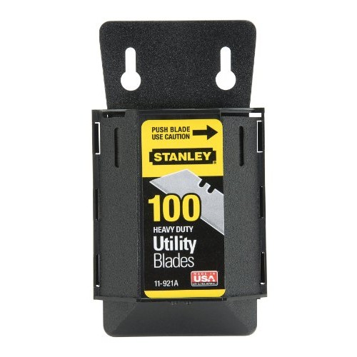 Stanley 11-921A Classic 1992 Heavy Duty Knife Blades Dispenser, 10...