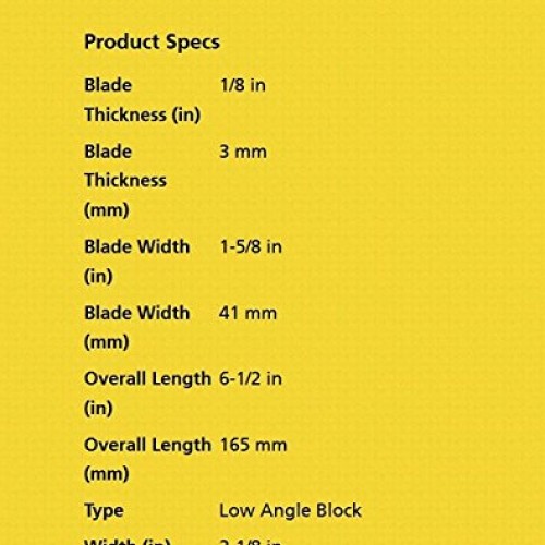 Stanley 12-139 Bailey No.60-1/2 Low Angle Block Plane