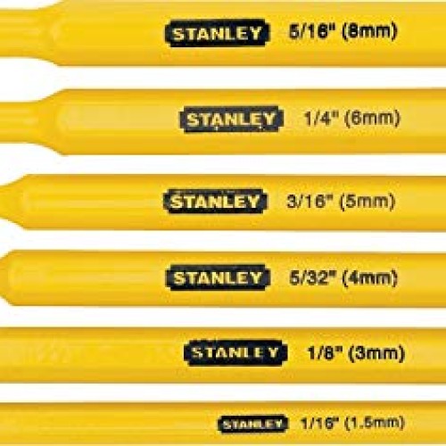 Stanley 16-226 6 Piece Punch Kit