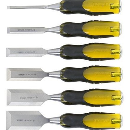 Stanley 16-971 6-Piece FatMax Short Blade Chisel Set