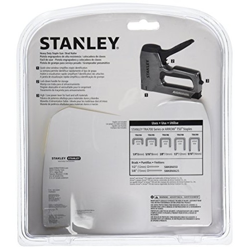 STANLEY SharpShooter Plus Nail , Heavy Duty, Gray/Black TR250