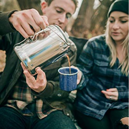Stansport Campers Percolator Coffee Pot 9 Cups 277,Silver