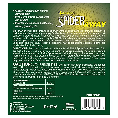 STAR BRITE Spider Away Natural Spider Repellent, 128 oz Gallon