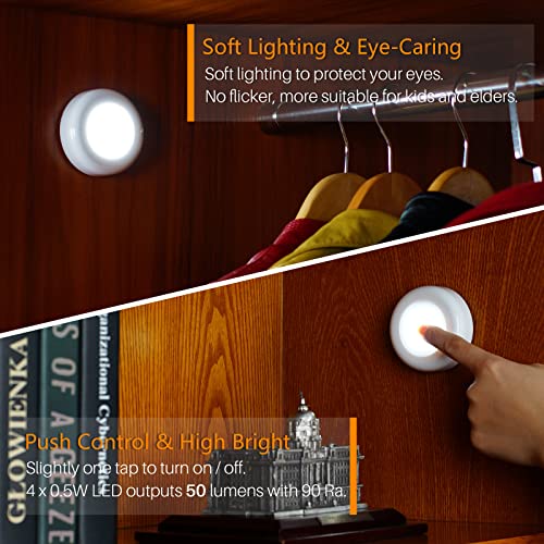 Tap Light Push Lights STAR-SPANGLED Mini Night Touch Light LED Puc...